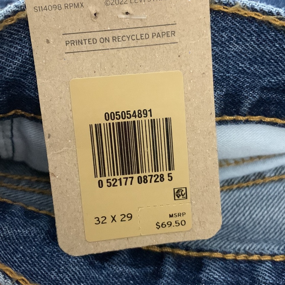 NWT Levi’s 505 Regular Jeans - Picture 5 of 5